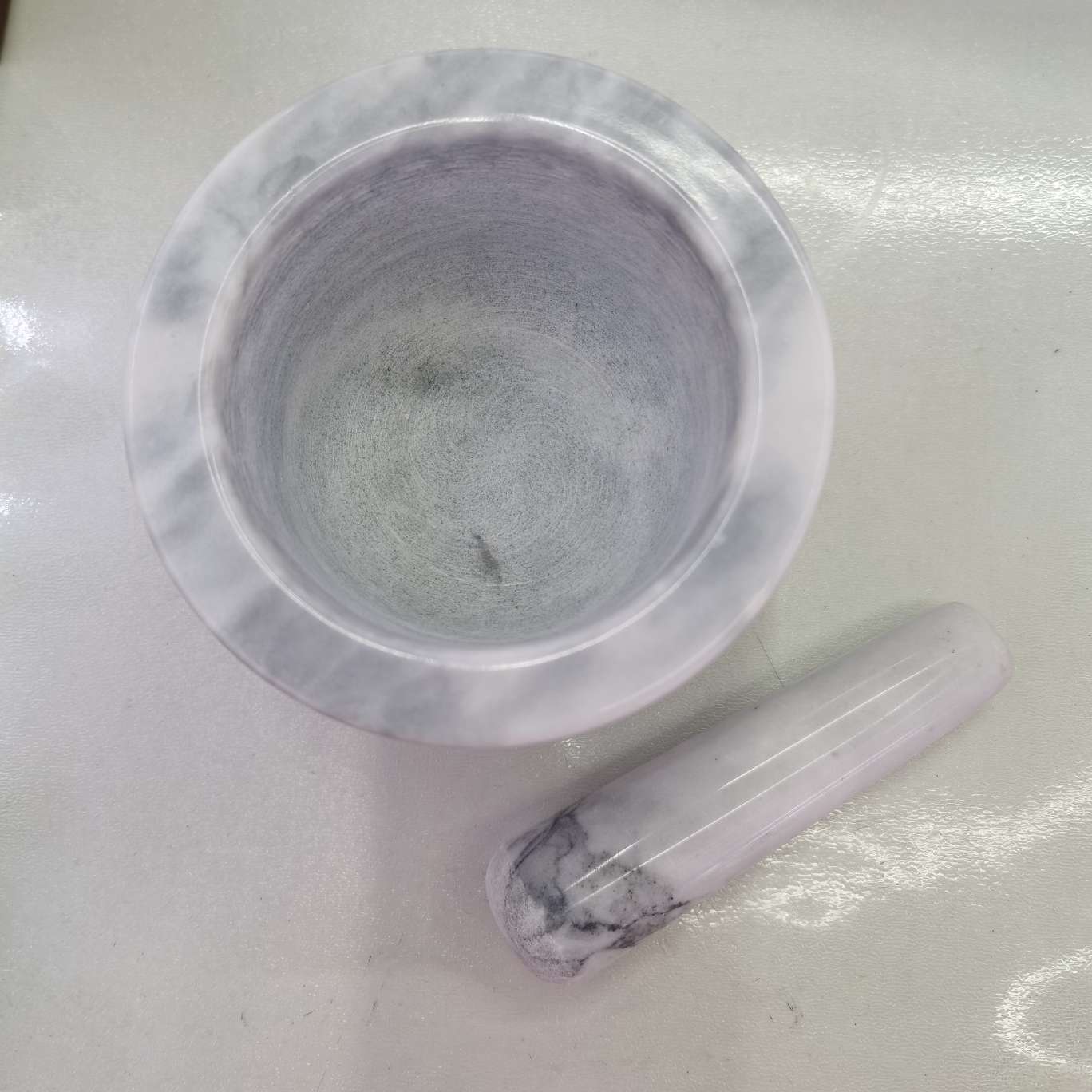 Daily necessities, kitchen tools, multi-functional stone garlic tamper, kitchenware, household practical kitchenware, multi-purpose marble garlic mortar Specification image