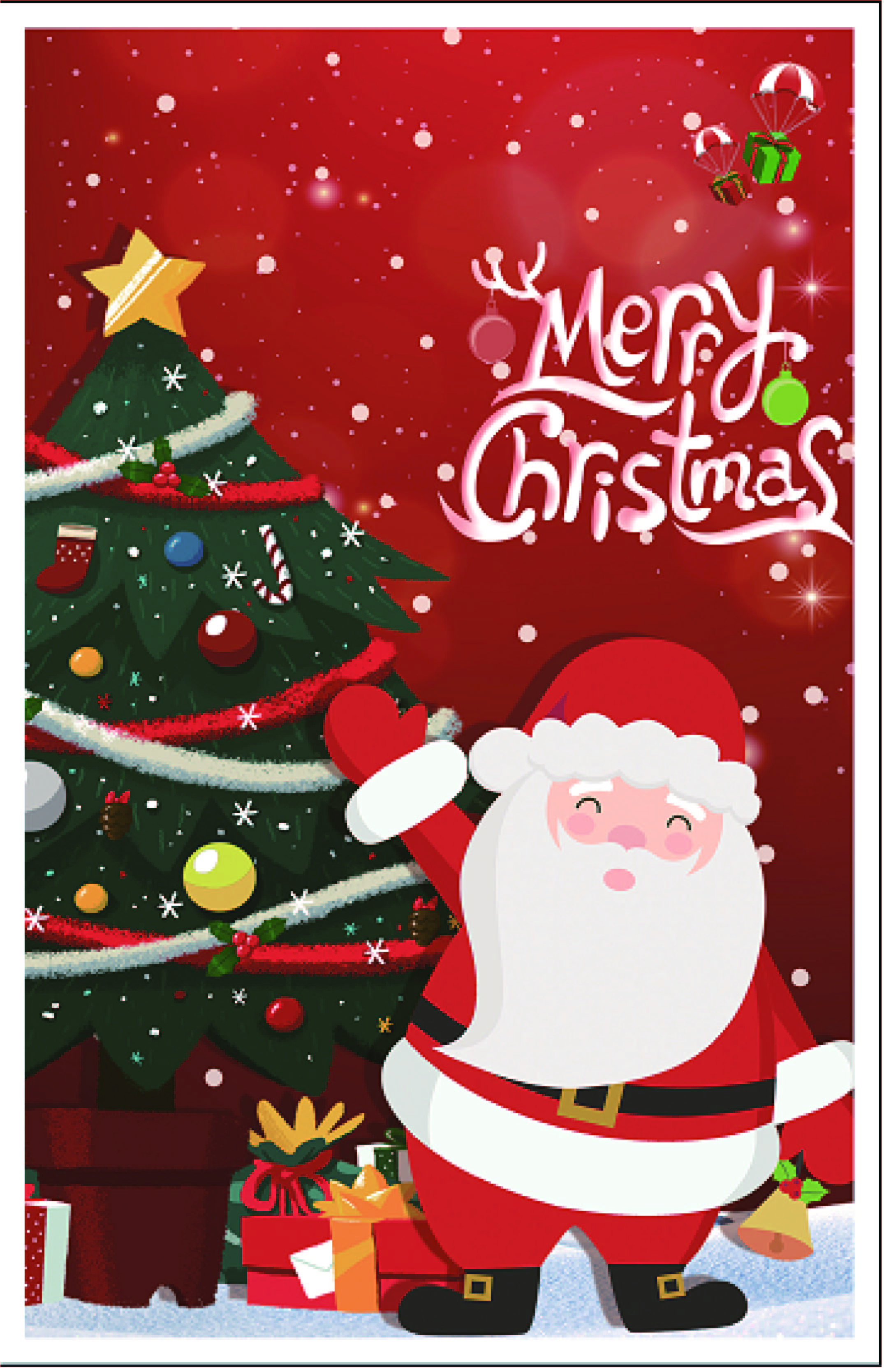 新款圣诞节礼品袋手提袋平安夜礼品袋礼物糖果包装袋珠光袋