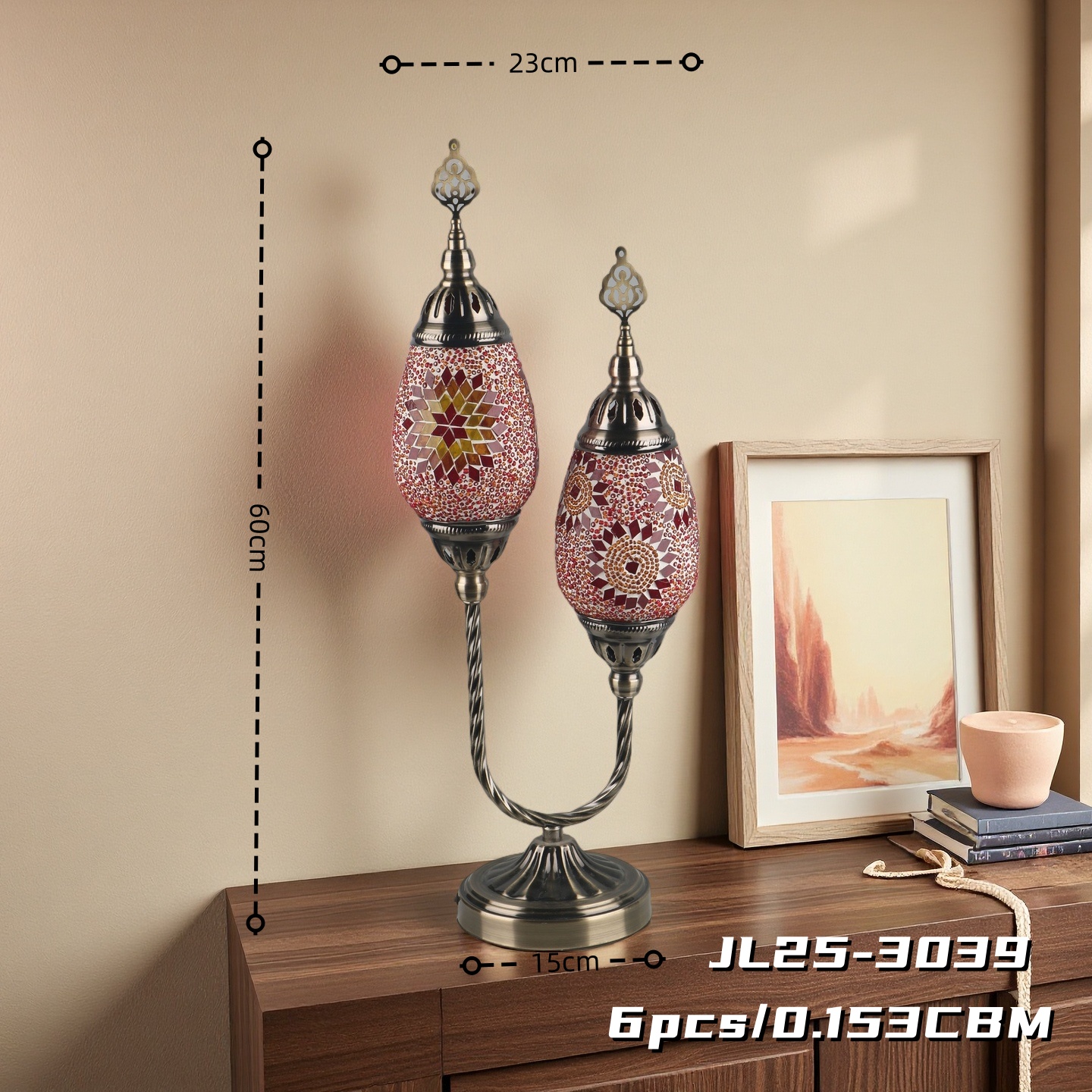 JL2025 new glass series table lamps, hotel supplies, bedside lamps manufacturer wholesale, minimum order quantity: 6 pieces pic 1