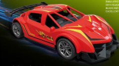 Neon inertial racing car model detail image 3