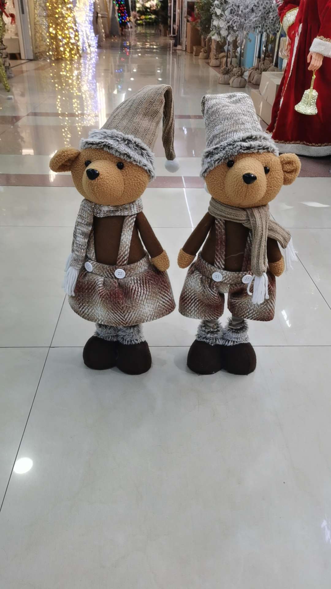 办公圣诞文化用品节日装饰创意礼品圣诞节装扮布置用品多款任选圣诞熊系列