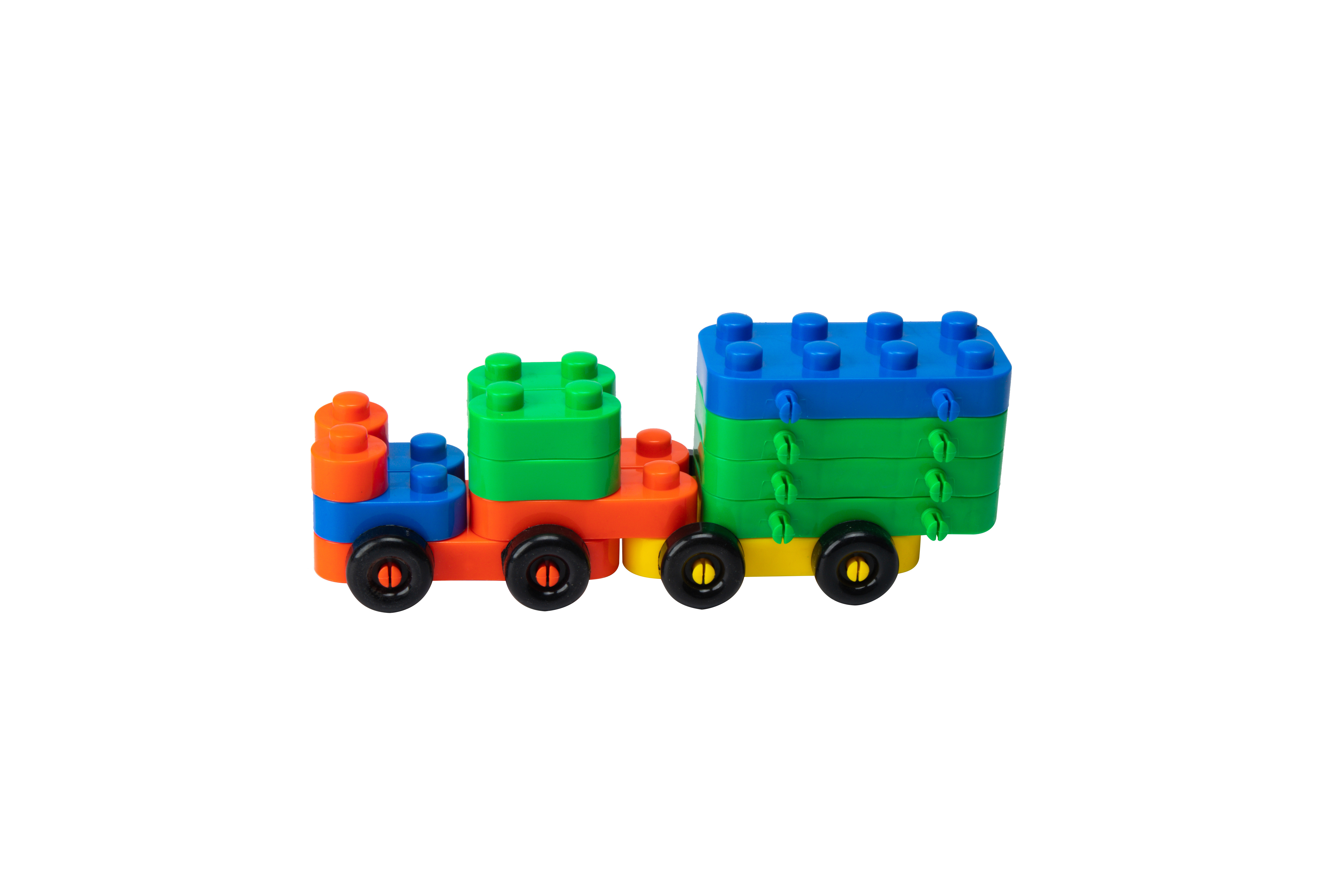DIY large-sized building blocks for babies, kindergarten early education and intelligence building block toys wholesale, children's plastic large-sized building blocks in buckets, kindergarten intelligence building block DIY early education building play details Picture