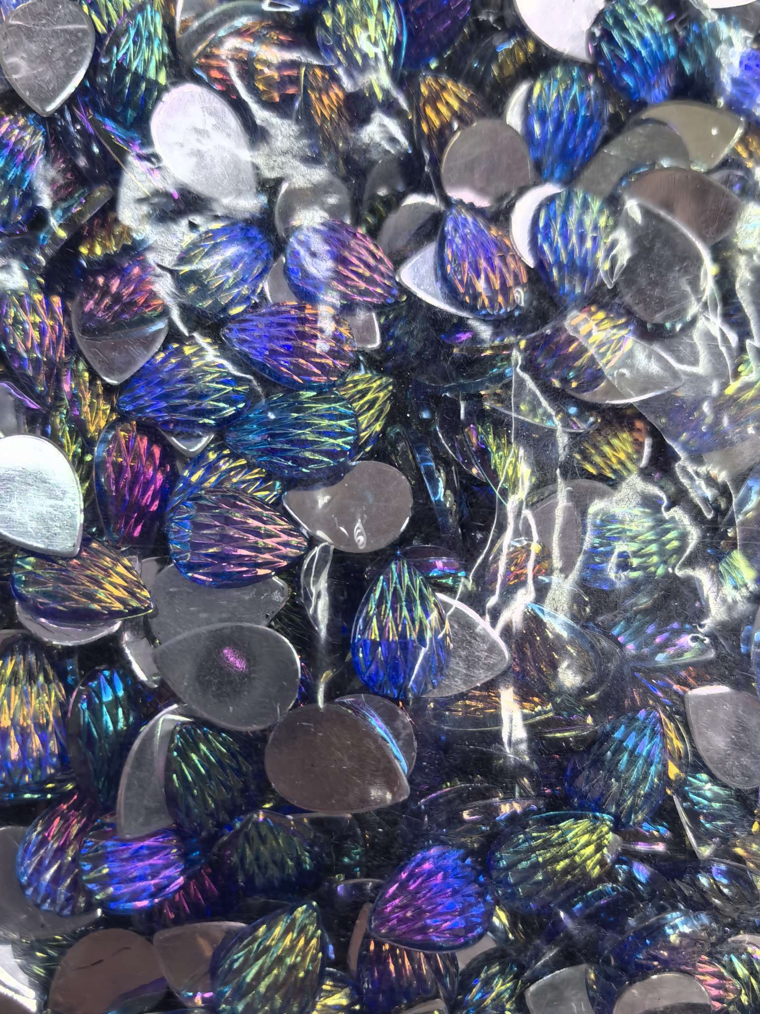 DIY饰品配件锆石滴油捷克琉璃配件饰品配件材料手工制作配件多款任选