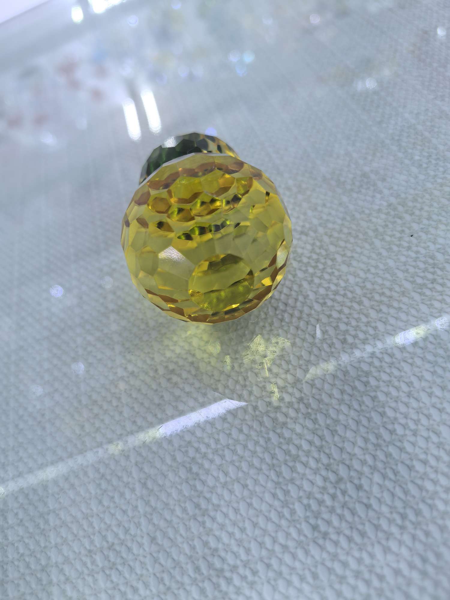 水晶工艺品紫水晶摆件发财树方块珠迪拜香精瓶子礼品收藏欣赏细节图