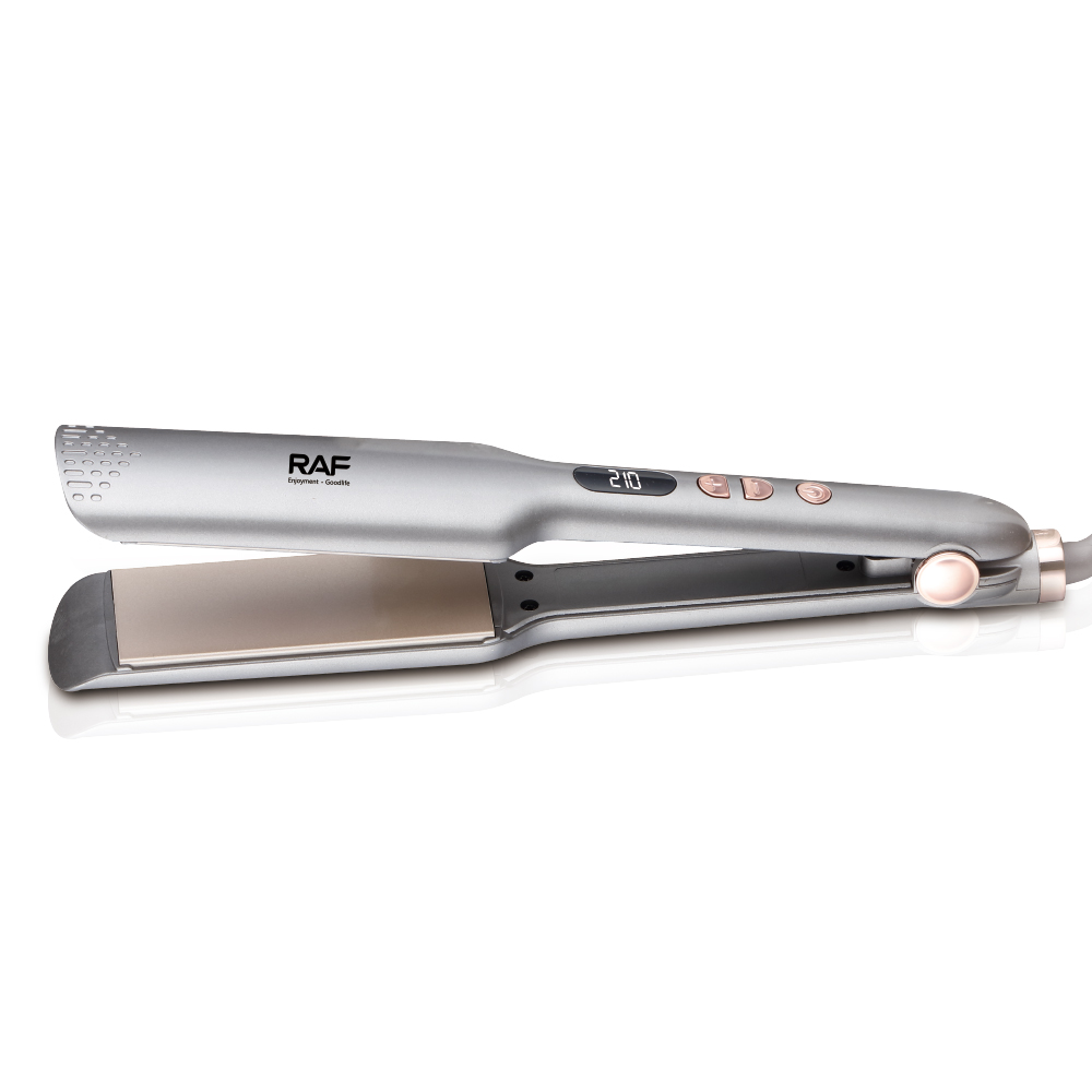 RAF European standard cross-border household hair straightening root straightening plate, hair straightening and hairdressing curling tool, negative ion straightening tool details Picture