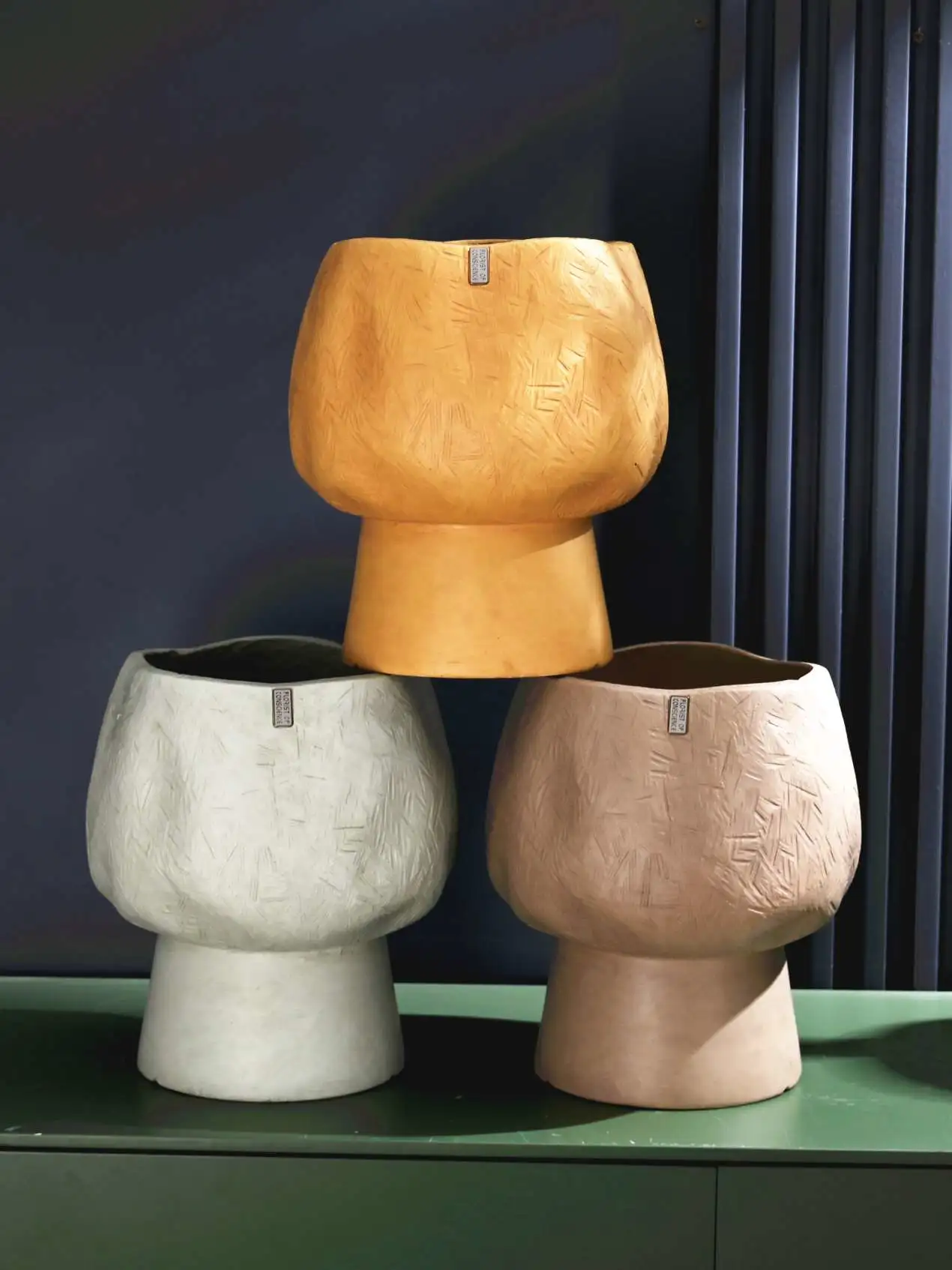 Pet garden flower POTS, plastic ceramic containers, multiple options available, vases, flower POTS, plastic G size washbasins, home decoration detail image 5