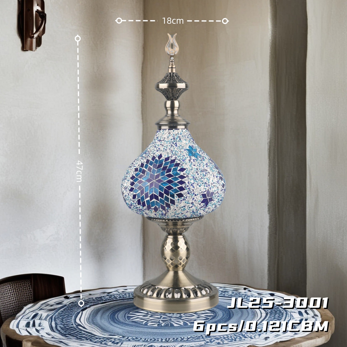 JL2025 new glass series table lamps, hotel supplies, bedside lamps manufacturer wholesale details Picture