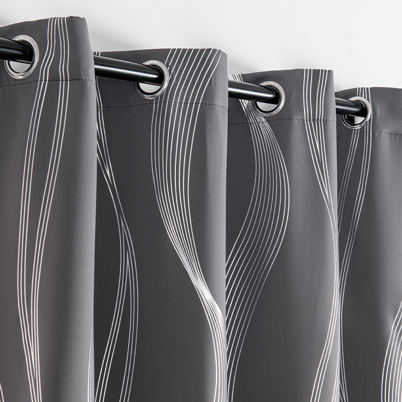 Cross-border Amazon bestseller solid color blackout curtains for heat insulation and sun protection, exclusively for export curtains finished product wholesale Item Picture