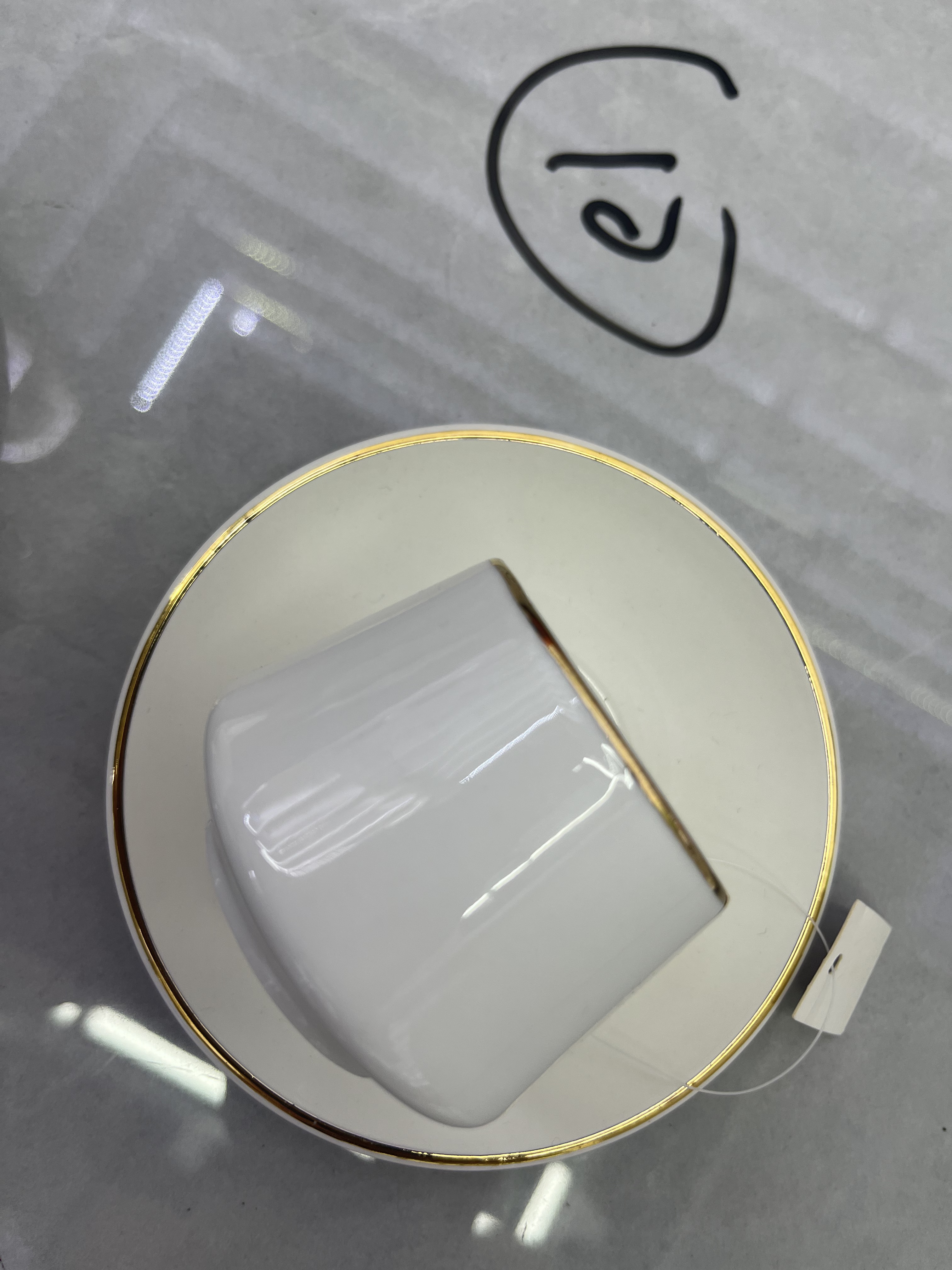 6杯6碟咖啡杯茶杯套装@