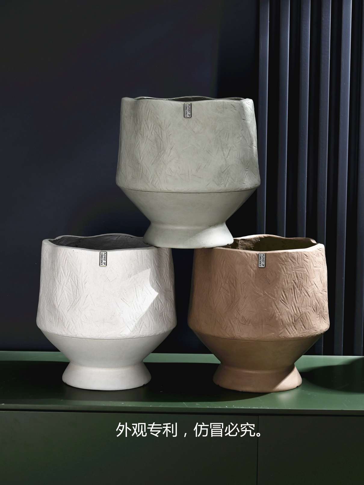 Pet garden flower POTS, plastic ceramic containers, multiple options available, vases, flower POTS, plastic G size washbasins, home decoration Application Scenario