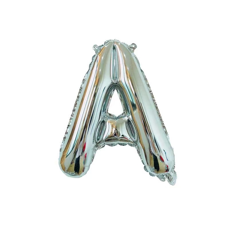 32寸银色字母加厚铝膜气球