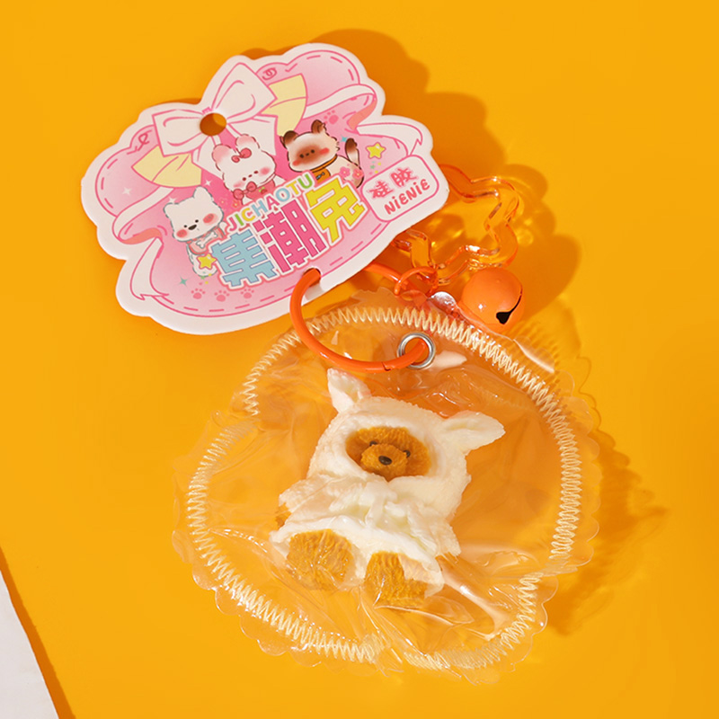 Food-grade silicone cream paste tactile premium makeup and styling products with sewn edges for stress relief. Pinch to relieve stress details Picture