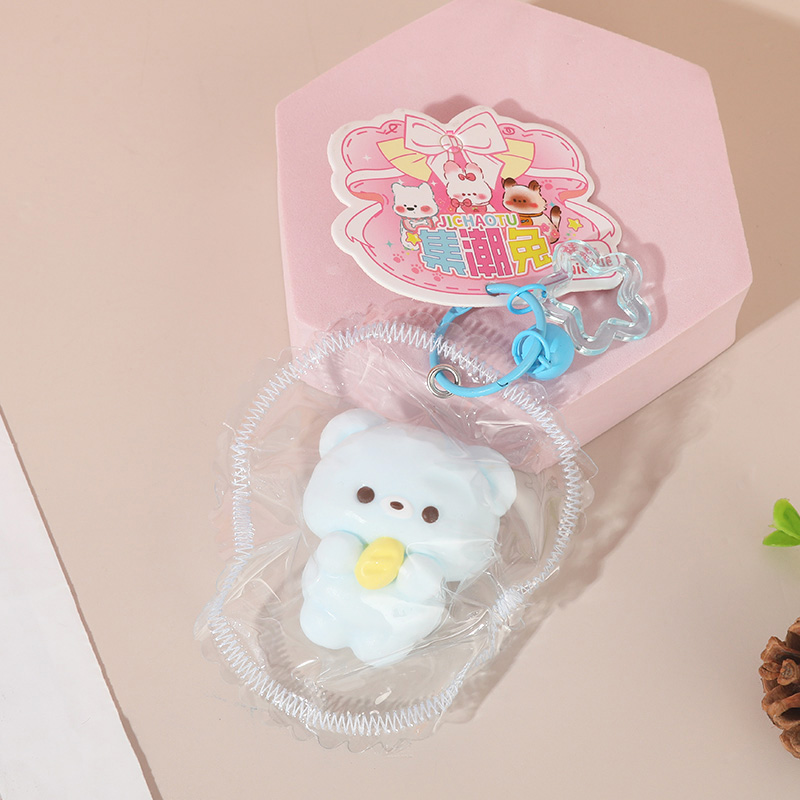 熊妹咕咕霍夫捏捏硅胶解压慢回弹水感泥感小红书同款平价