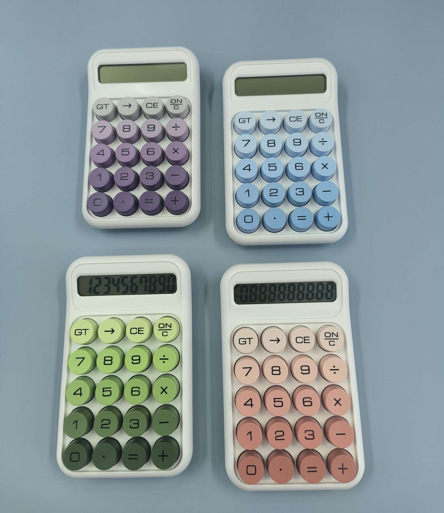多巴胺实色办公学生财务会记10位数计算器细节图