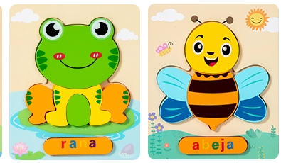 Montessori Early Education Intelligence 3D Puzzle, concentration training toys for children aged 3 to 6, wooden enlightenment toys for children, dinosaur building detail image 3