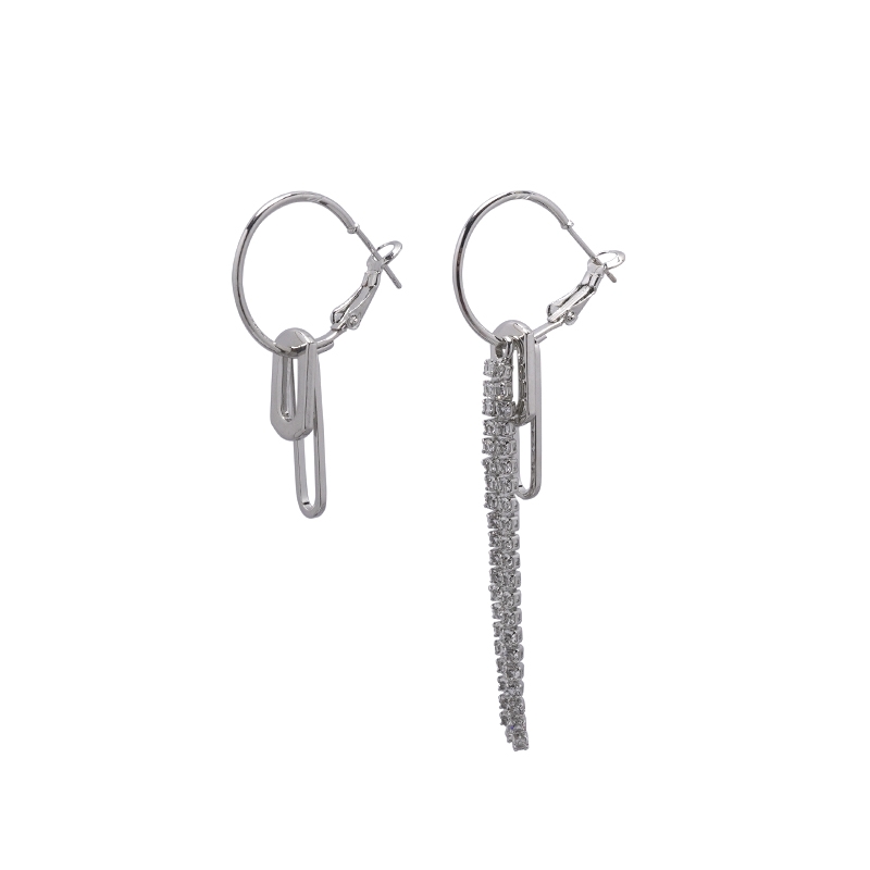 高级感复古流行耳环女2025年新款钛钢潮耳坠夏季小众耳饰网红爆款异形流苏圆形耳钉