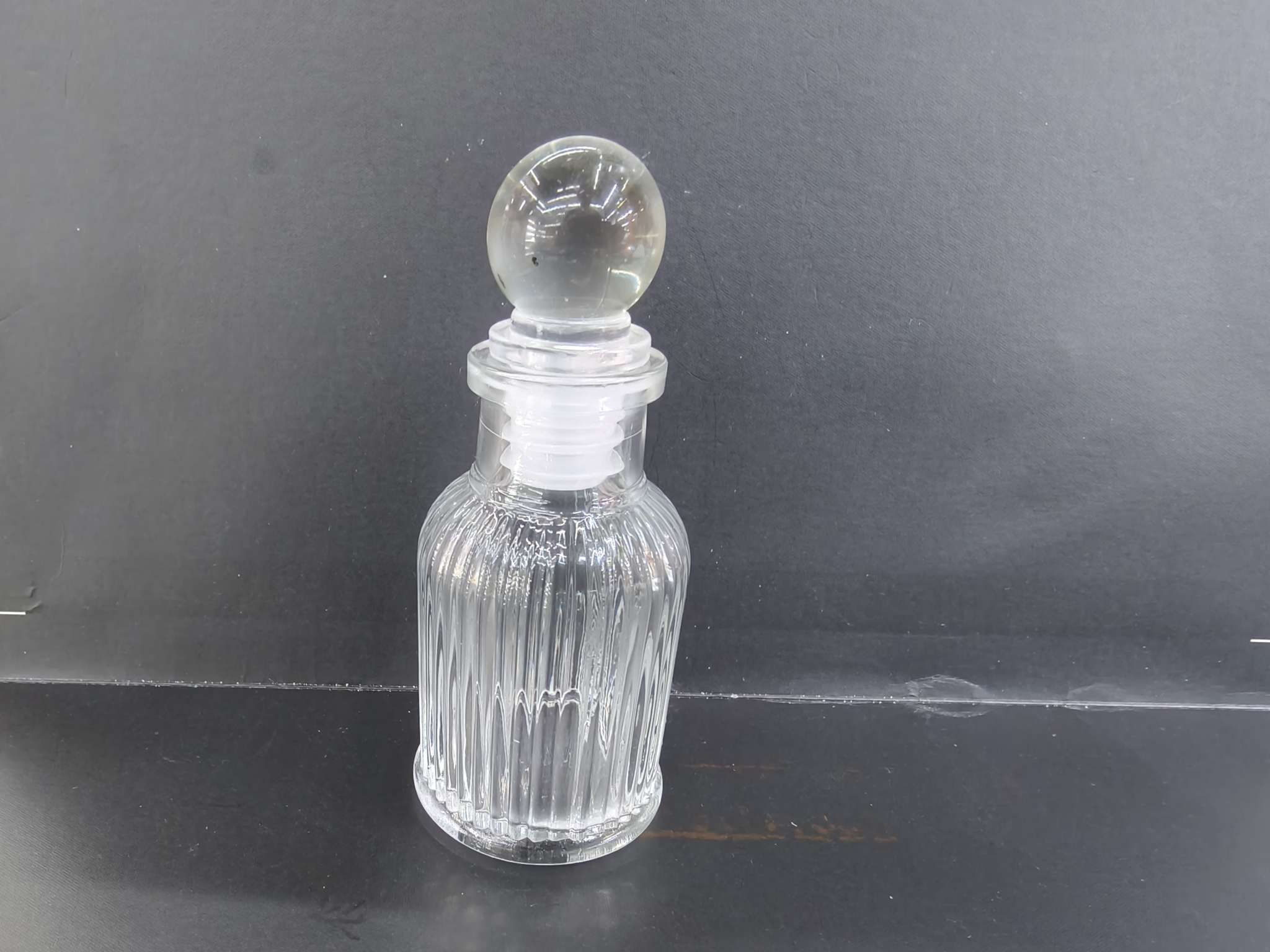 工艺品礼品玻璃珠西红花水晶透明大孔玻璃制品装饰摆件水晶水晶玻璃产品图