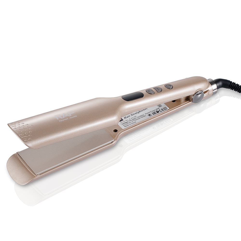 RAF European standard cross-border household hair straightening root straightening plate, hair straightening and hairdressing curling tool, negative ion straightening tool Item Picture