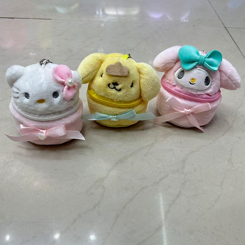 硅胶零钱包/儿童玩具/硅胶独角斜挎包/零钱包/毛绒玩具产品图