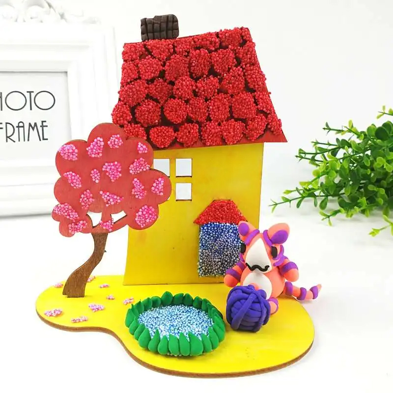 木制DIY小房子圣诞房子详情1