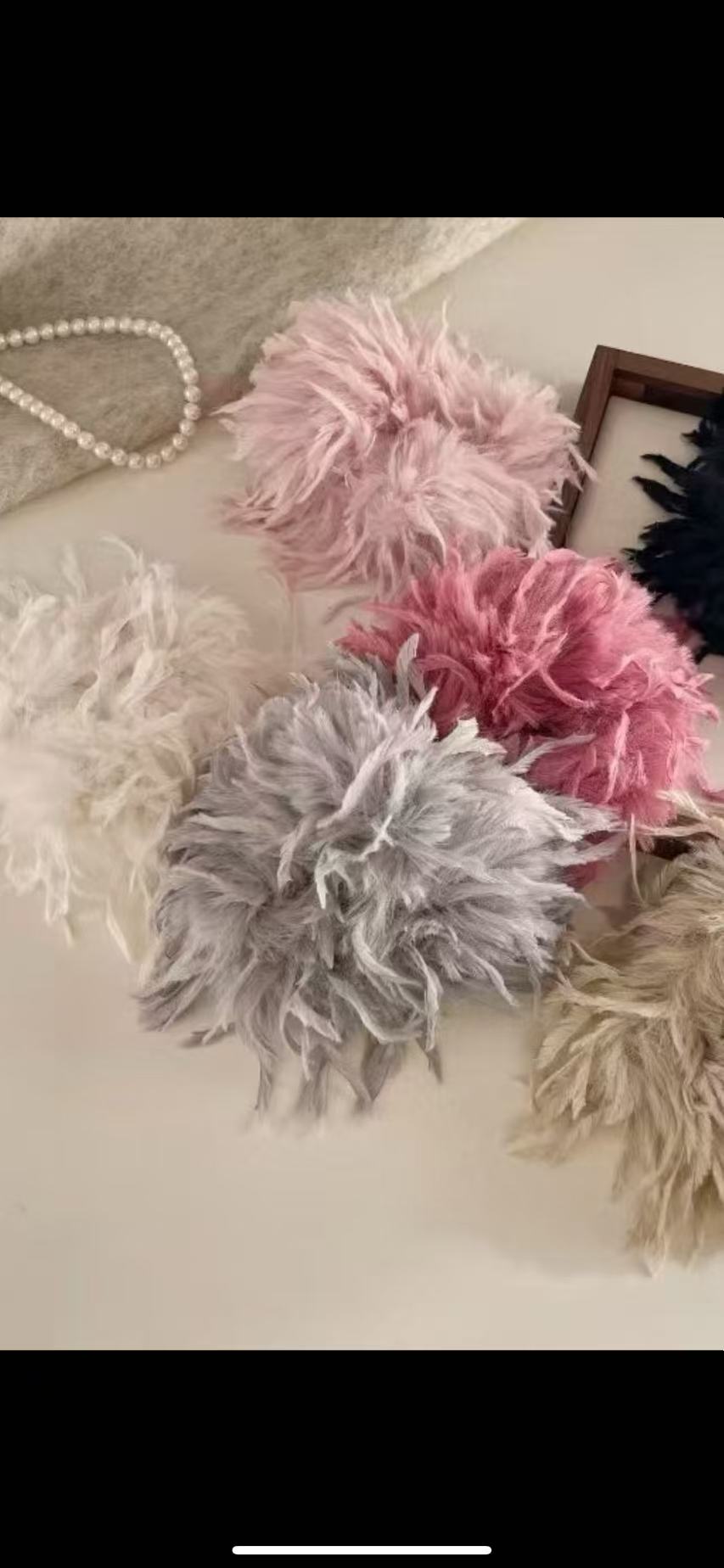 Korean version cute pearl rabbit ear headband headwear, girl's hair accessory headband, children's hair accessory. Fashionable and versatile for women details Picture