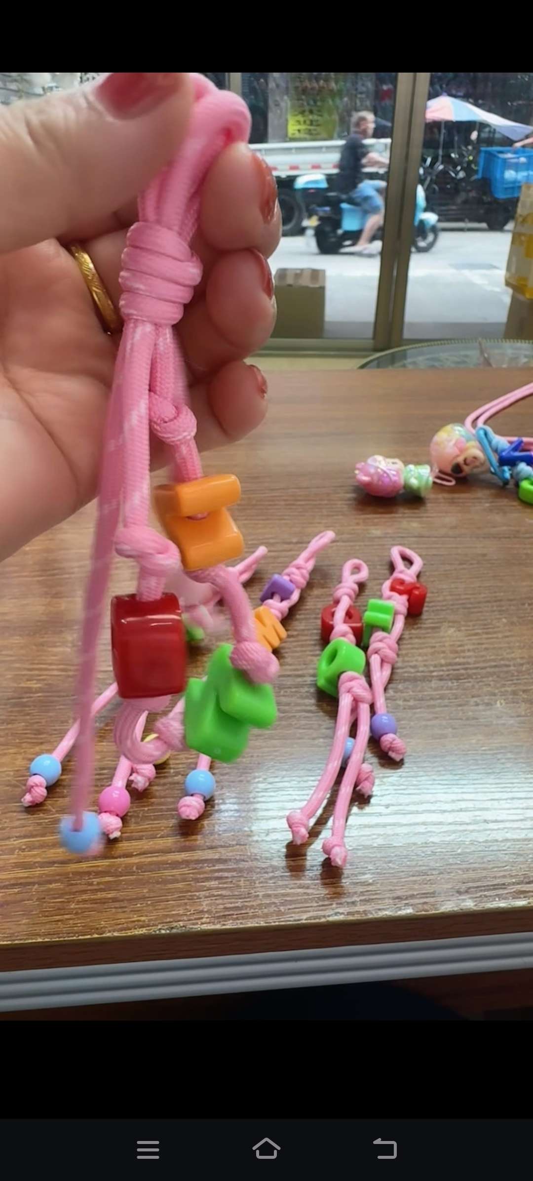 钥匙扣包挂手机链包包钥匙扣毛绒钥匙扣透明衣服钥匙扣