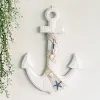 Marine anchor handicrafts, gifts, agarwood jewelry, golden thread nanmu solid wood base, wooden handicrafts, collection and display items Specification image