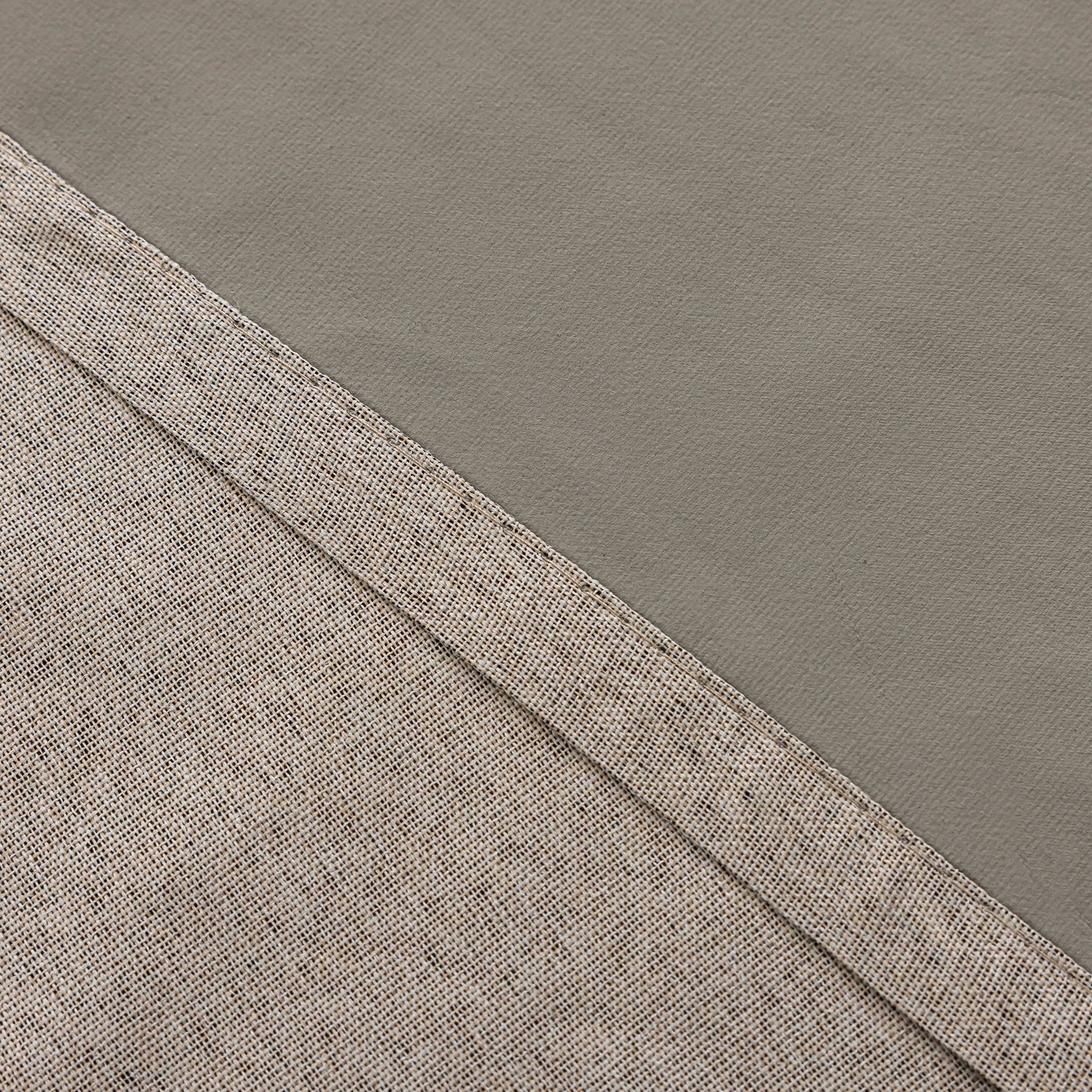 Cross-border exclusive amazon export matte linen full blackout bedroom and living room curtains wholesale curtains finished curtains Item Picture