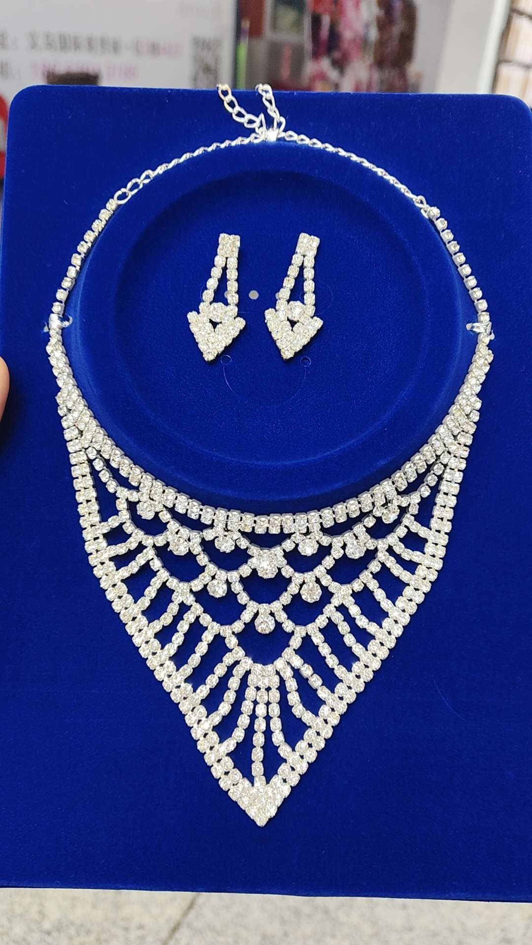 银饰锆石项链18k金饰品珍珠项链项饰项链首饰时尚百搭女款项链