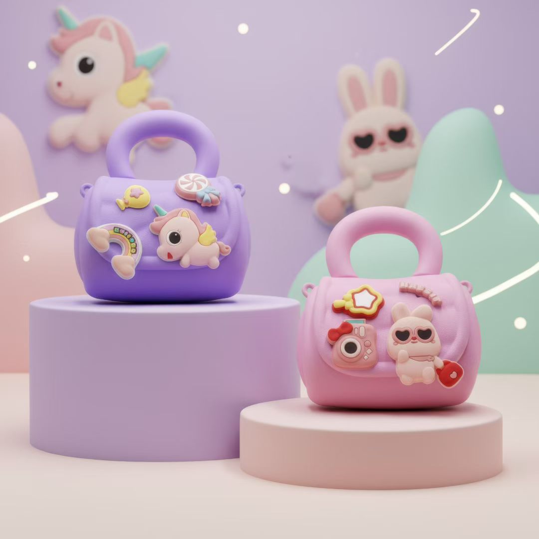 Children's bags, children's eva bags, hand-held cartoon bags, panda, unicorn, rabbit, foreign trade Application Scenario
