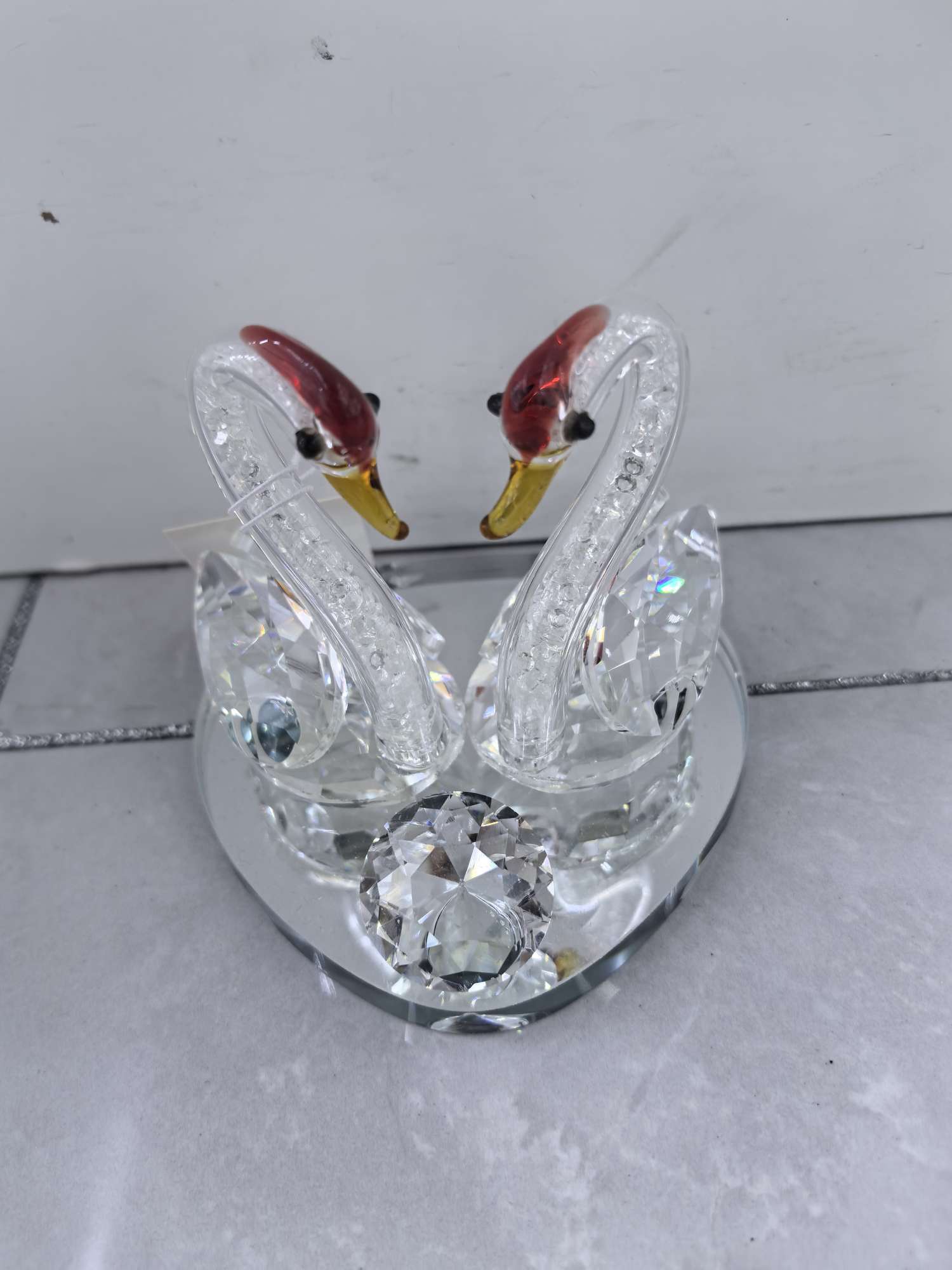 水晶工艺品紫水晶摆件发财树方块珠迪拜香精瓶子礼品装饰品收藏品