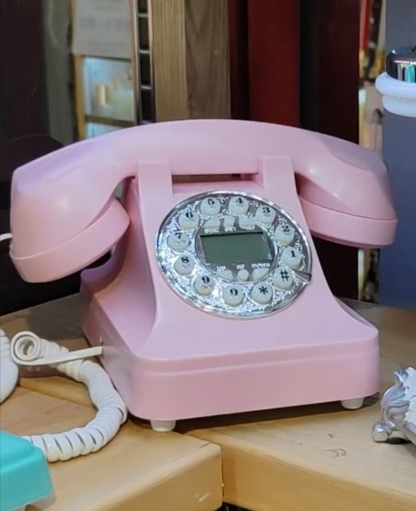 仿古创意办公家用有线无线插卡座机老式复古转盘式旋转拨号电话机1详情4