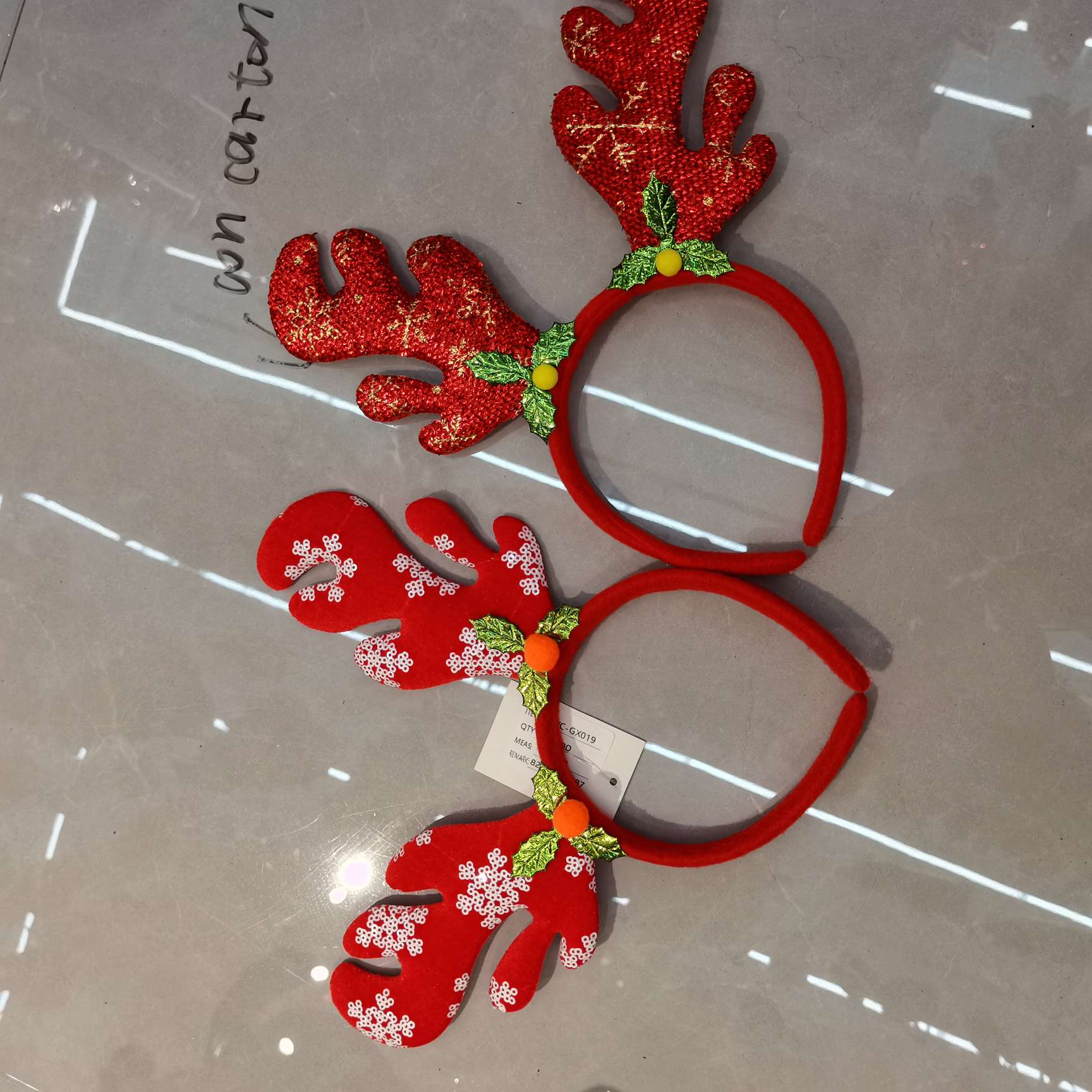 圣诞头箍圣诞节用品装饰品diy萌粒