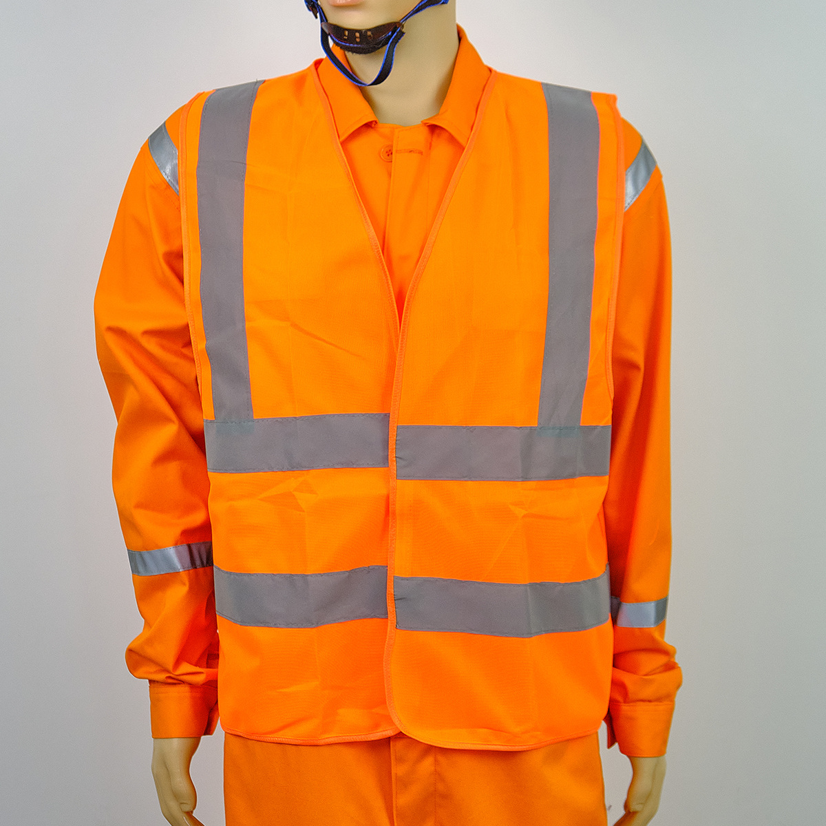 军训迷彩帽/荧光工装/电瓶车挡风被/反光马甲/军绿色劳保服细节图