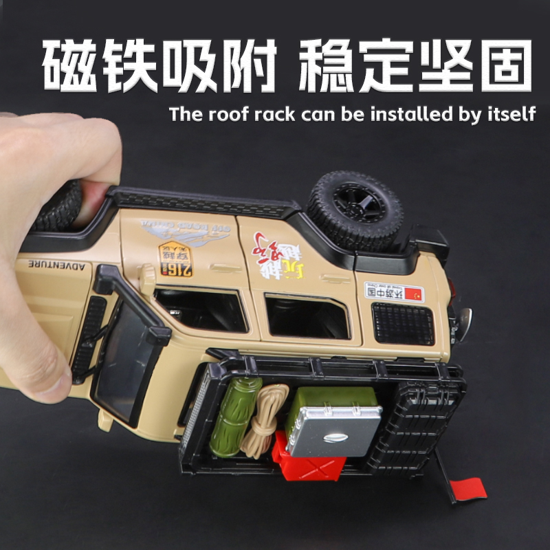 1:24 Tank 300 Limited Edition off-road vehicle alloy car model with sound, light and rebound Specification image