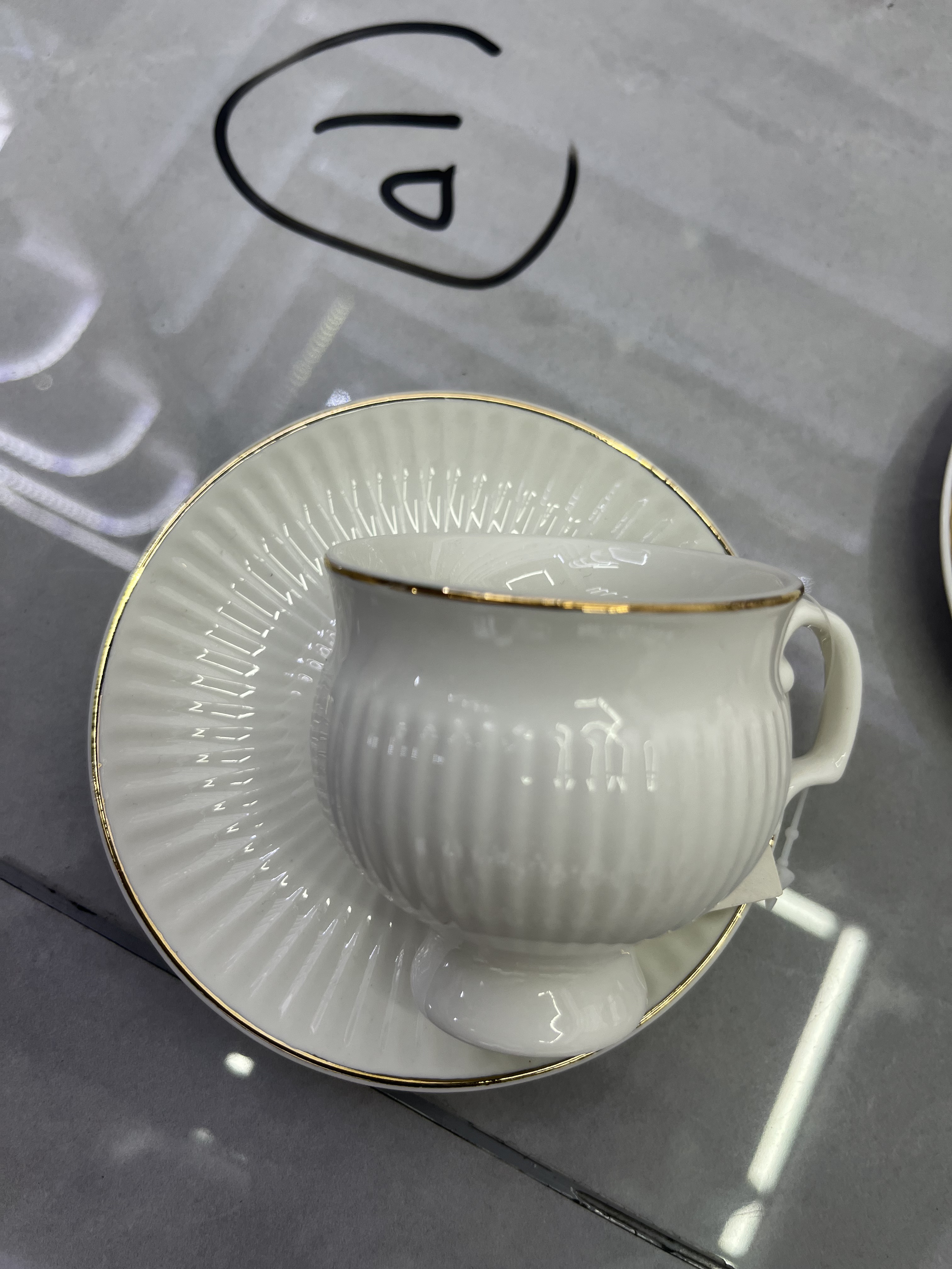 @6杯6碟咖啡杯茶杯套装