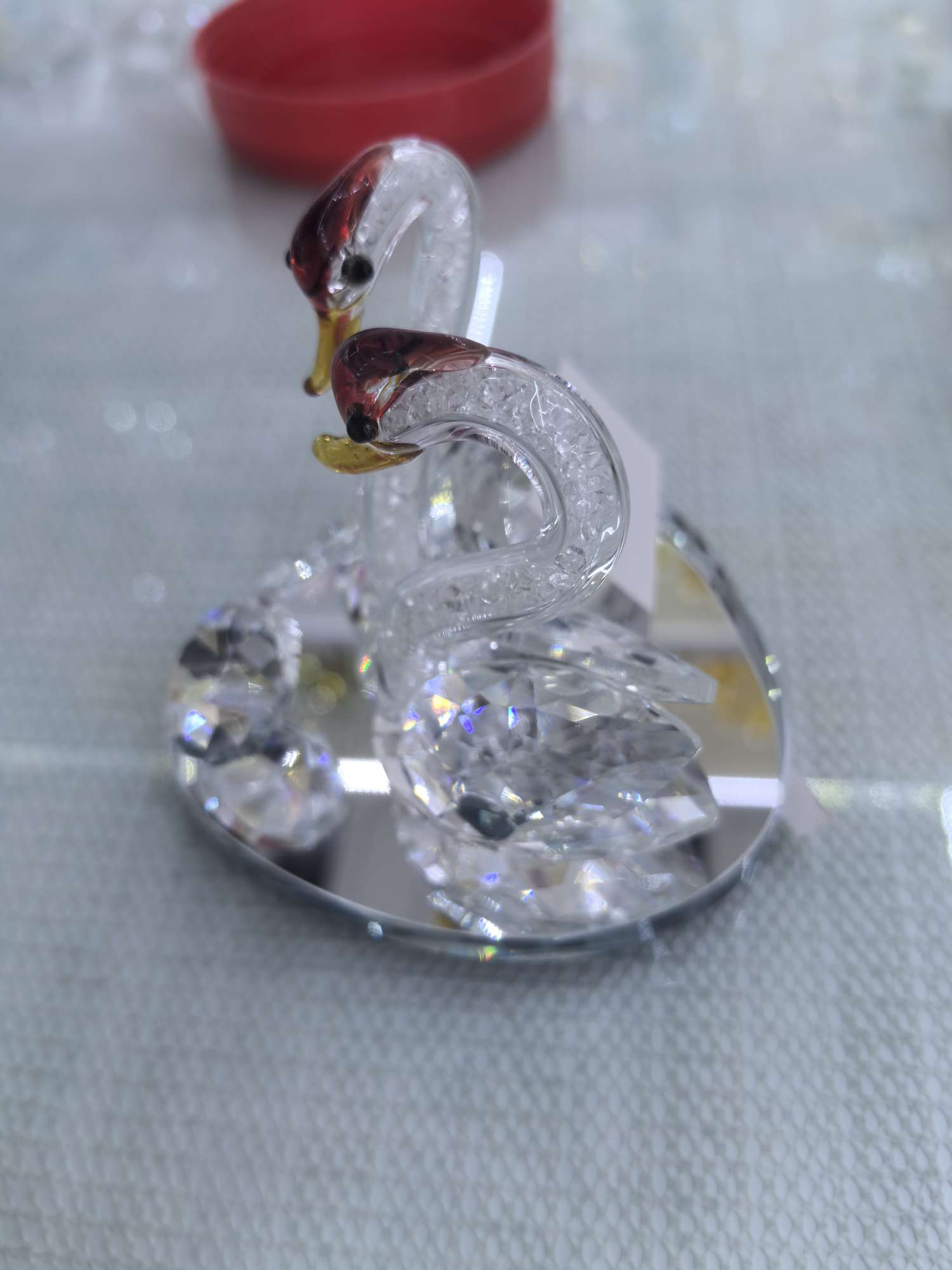 水晶工艺品紫水晶摆件发财树方块珠迪拜香精瓶子礼品装饰品收藏品细节图
