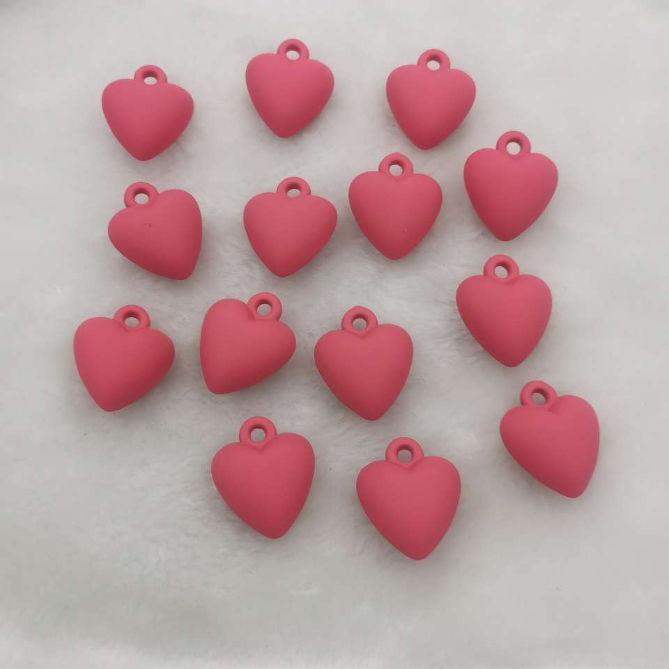 New Korean version lacquered hand feel paint heart-shaped keychain, woven rope bag pendant, personalized and versatile set, 200 pieces per package detail image 6