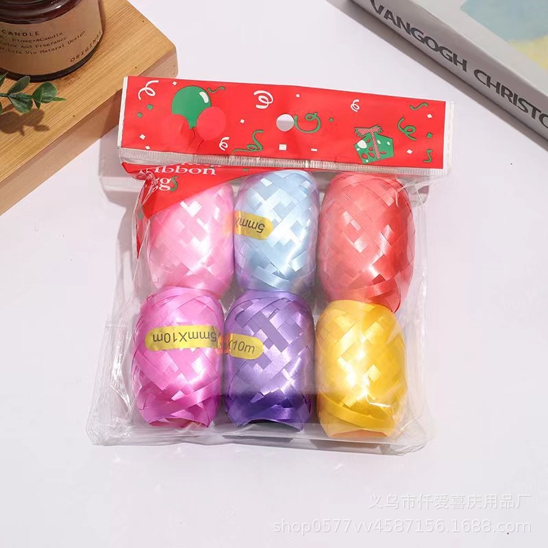 Office cultural atmosphere decoration supplies, 10-meter rainbow film ribbons, small ribbons, birthday flags, paper tassels, water-splashing festival banners, and decorative materials detail image 5