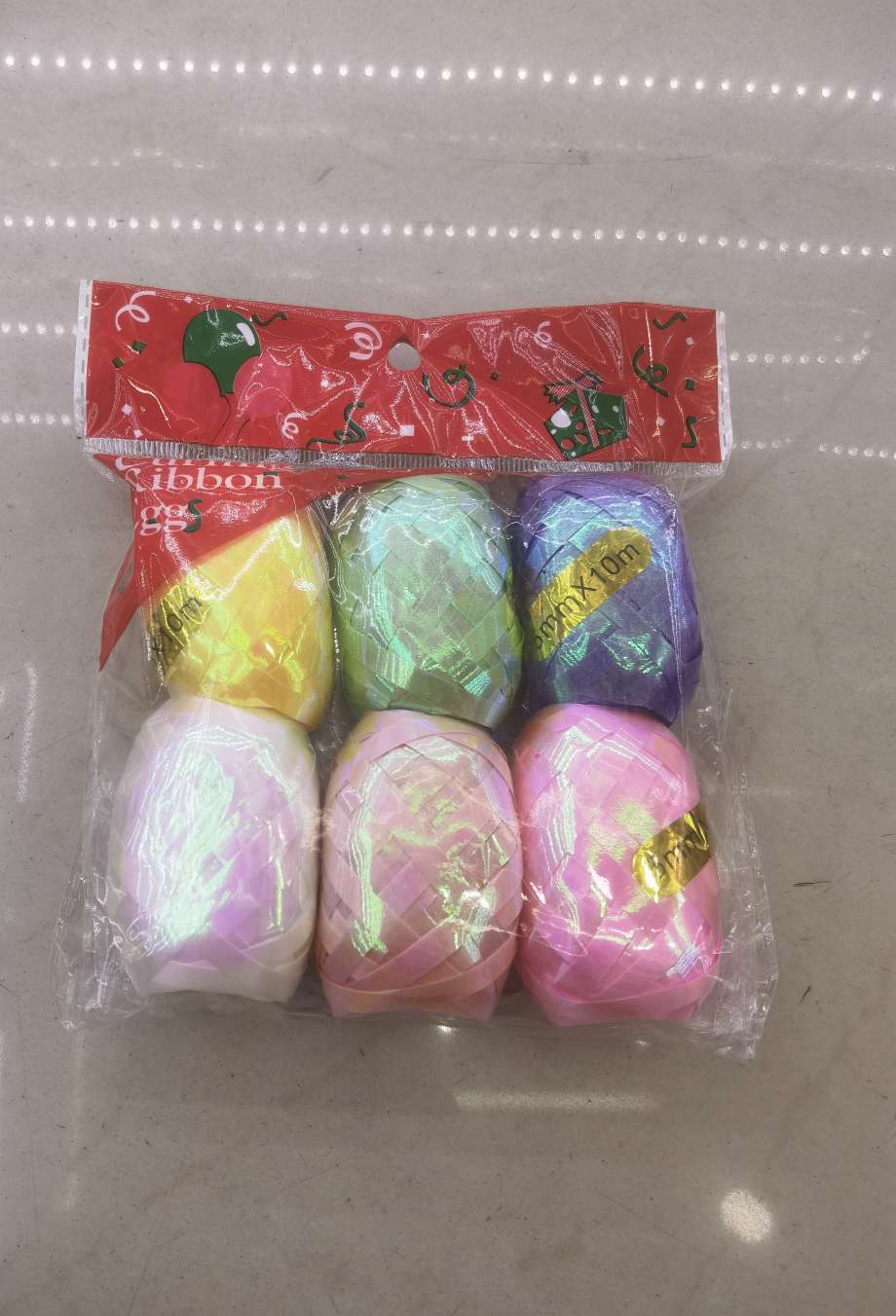 Office cultural atmosphere decoration supplies, 10-meter rainbow film ribbons, small ribbons, birthday flags, paper tassels, water-splashing festival banners, and decorative materials detail image 1