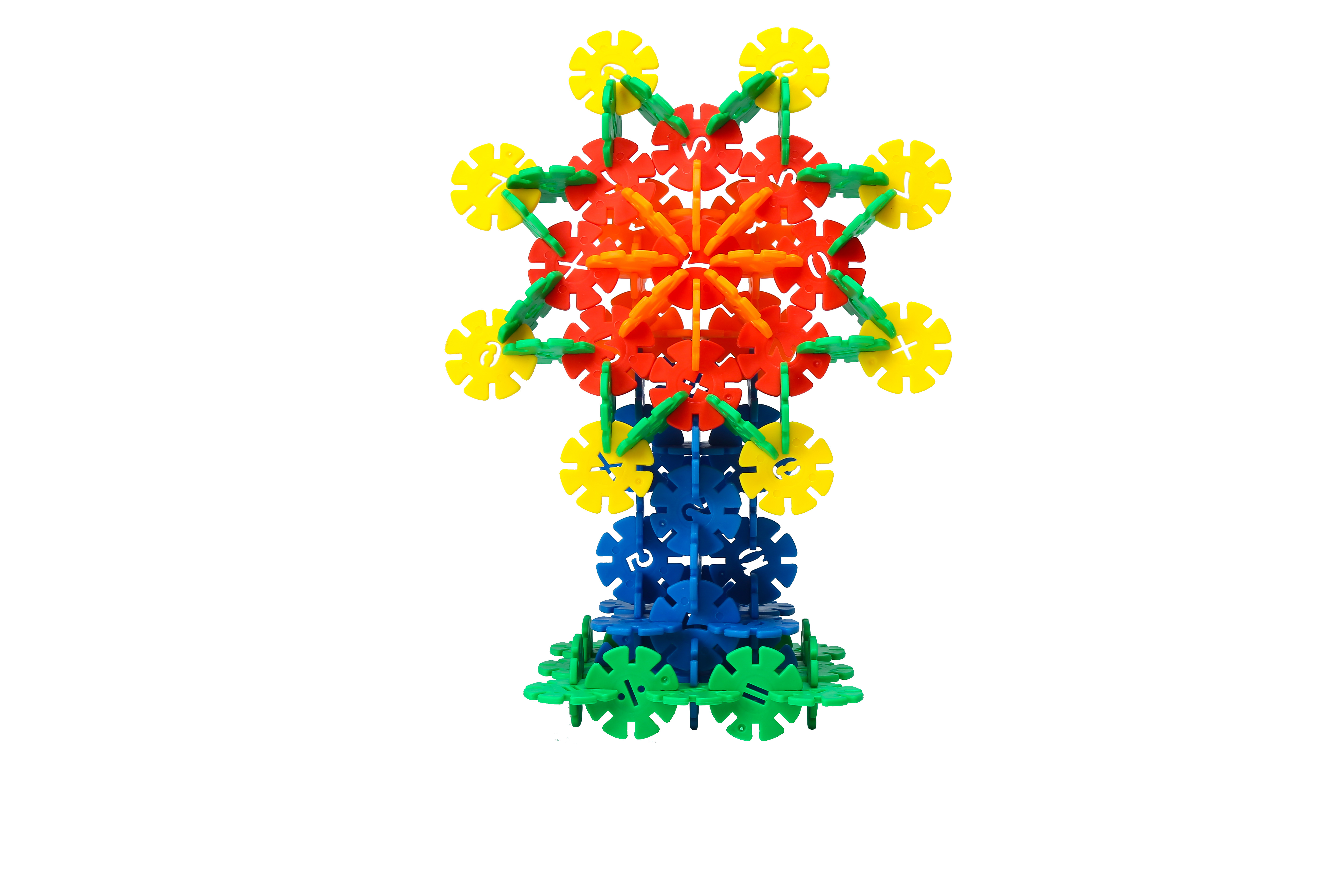 Digital snowflake puzzle building blocks DIY desktop toys building block development Intelligence toys building blocks Digital snowflake factory direct sales Hualong Toys Application Scenario