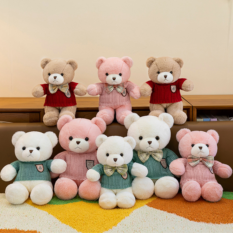 Internet-famous sweatshirts, bear dolls, sweaters, bear plush toys, clothing, teddy bear figurines, event gifts, wholesale logo full figure