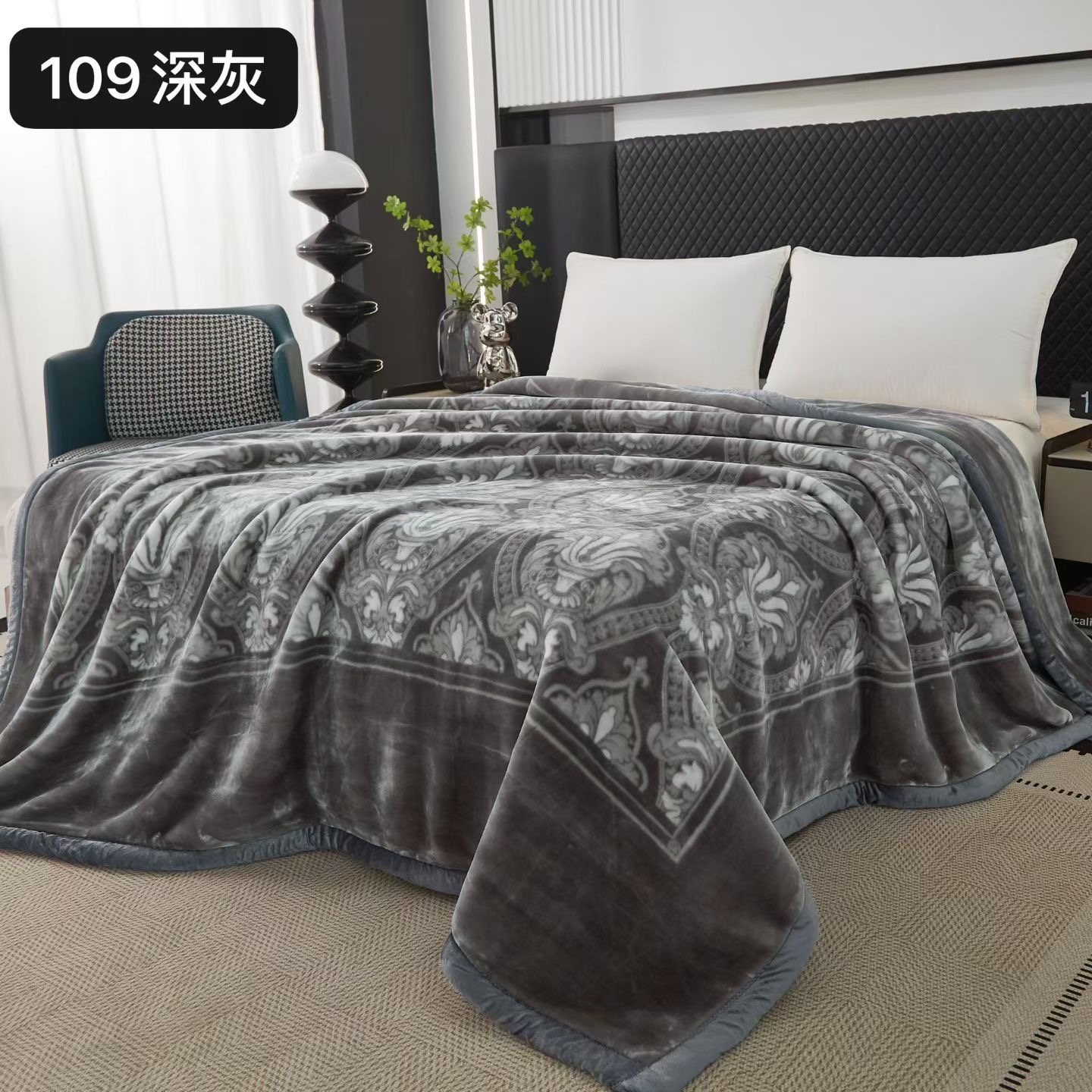 Angora blanket Coral fleece blanket thickened and warm, Razer Cloud blanket gift blanket group purchase wholesale pic 15