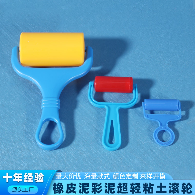 Source factory plasticine, space toys, sand, colored clay, ultra-light clay, small rollers, large pusher, soft clay mold matching full figure