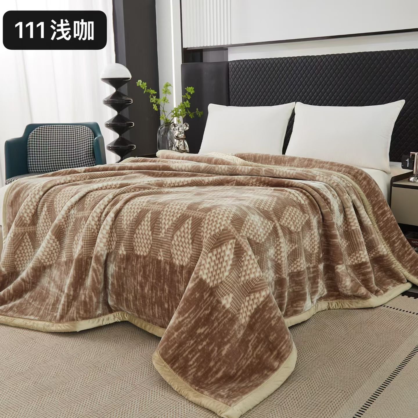 Angora blanket Coral fleece blanket thickened and warm, Razer Cloud blanket gift blanket group purchase wholesale pic 18