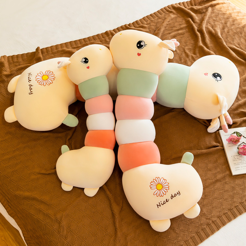 Cute giraffe throw pillow, long pillow, plush toy, girl soothing doll, new creative gift full figure