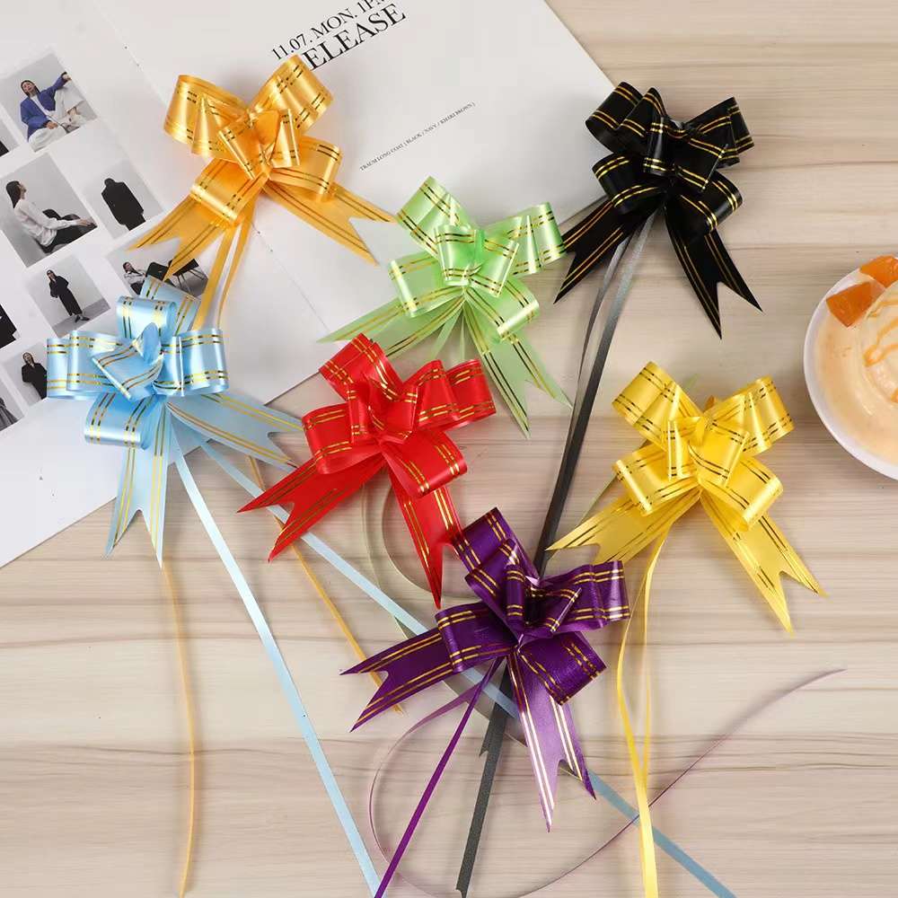 厂家直销30MM金边拉花，鲜花拉花，礼品包装拉花.