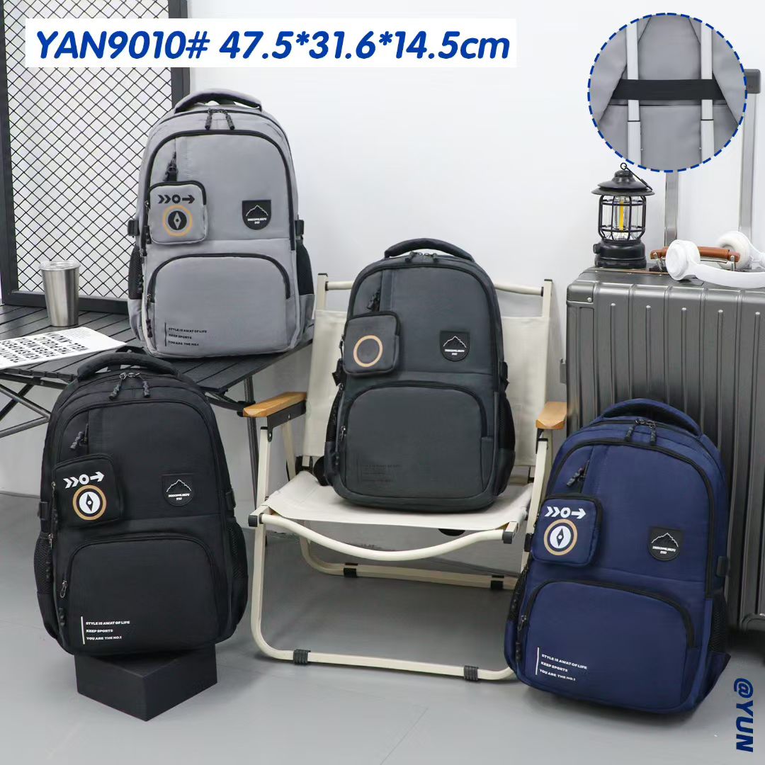 Fresh and light backpack, senior grade schoolbag, casual backpack, large-capacity student bag, waterproof lightweight computer bag backpack detail image 4