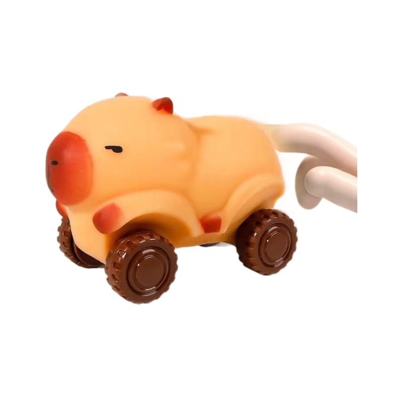 Kapipala Stretching and deformation pull-up car toys, boys' and girls' dolls, trolleys, capybaras, stress-relieving ornaments Item Picture