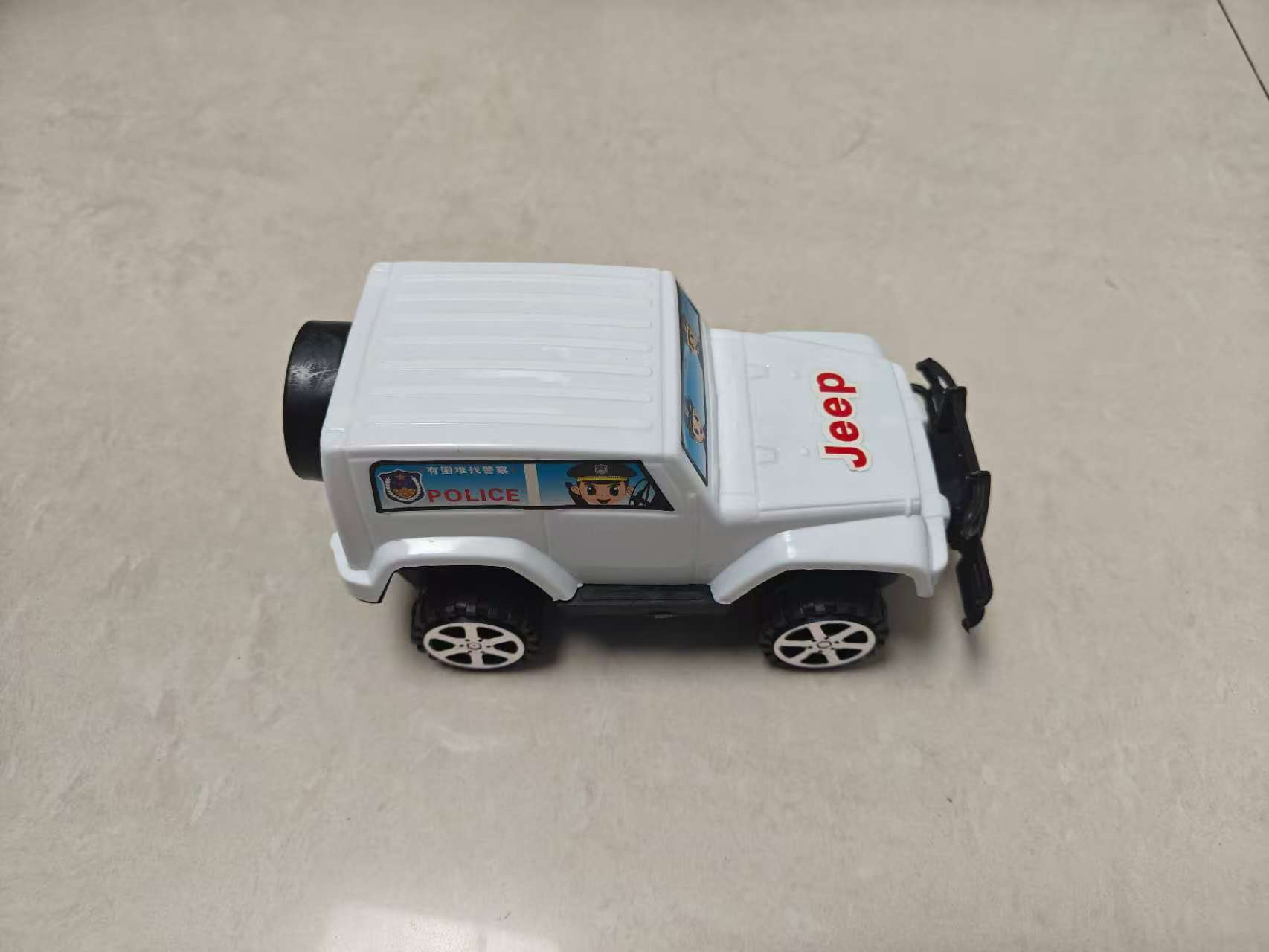 潮玩儿童益智玩具.新款车玩具热销玩具儿童玩具儿童塑料玩具警车咖宝车神吉普车产品图